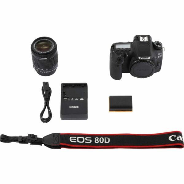 Canon EOS 80D 24.2MP SLR With 18-55mm IS STM Lens