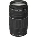 Canon EF 75-300mm zoom lens for DSLR cameras, available at Camix UK.
