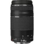 Canon EF 75-300mm zoom lens for DSLR cameras, available at Camix UK.