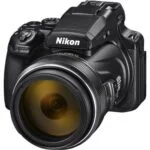 Nikon digital camera with zoom lens, available at Camix UK.