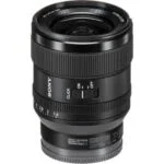 Sony camera lens with adjustable aperture, ideal for professional photography.