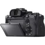 Sony mirrorless camera with tilting screen, ideal for photography enthusiasts.