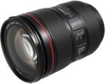 Canon EF 24-105mm f/4L IS II USM lens for DSLR cameras, ideal for versatile photography.
