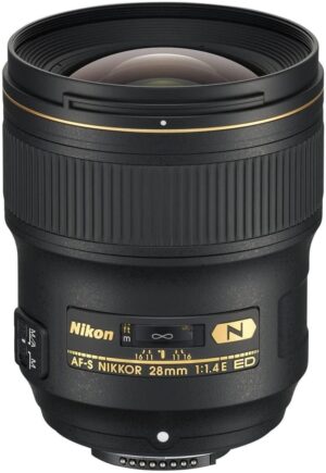 Nikon AF-S NIKKOR 28mm f/1.4E ED lens for DSLR cameras
