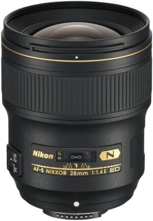 Nikon AF-S NIKKOR 28mm f/1.4E ED lens for DSLR cameras