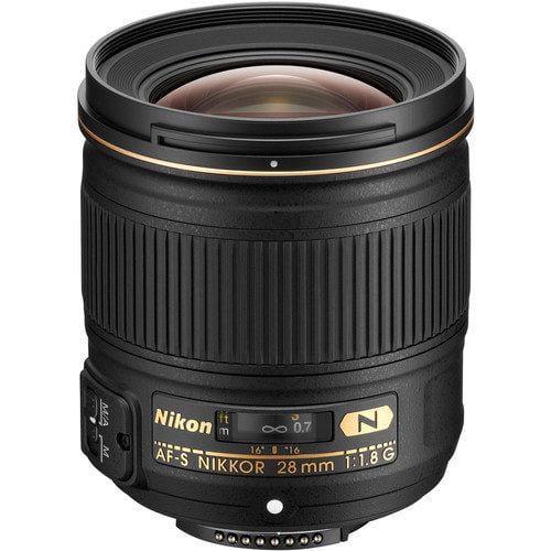 Nikon AF-S 28mm f/1.8G Wide Angle Prime Lens