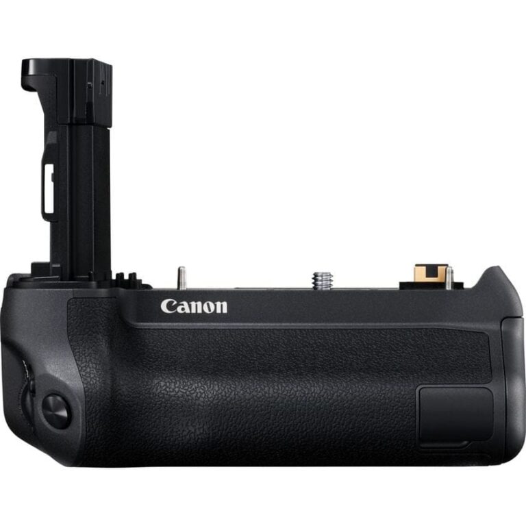 Canon battery grip BG-E22 for enhanced camera performance.