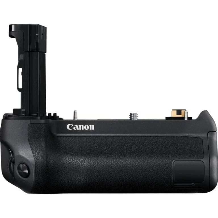 Canon battery grip BG-E22 for enhanced camera performance.