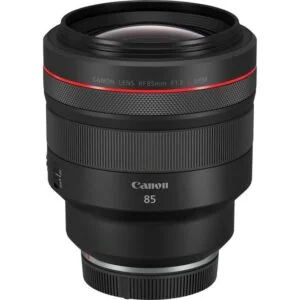 Canon RF 85mm f/1.2L USM lens for professional photography.