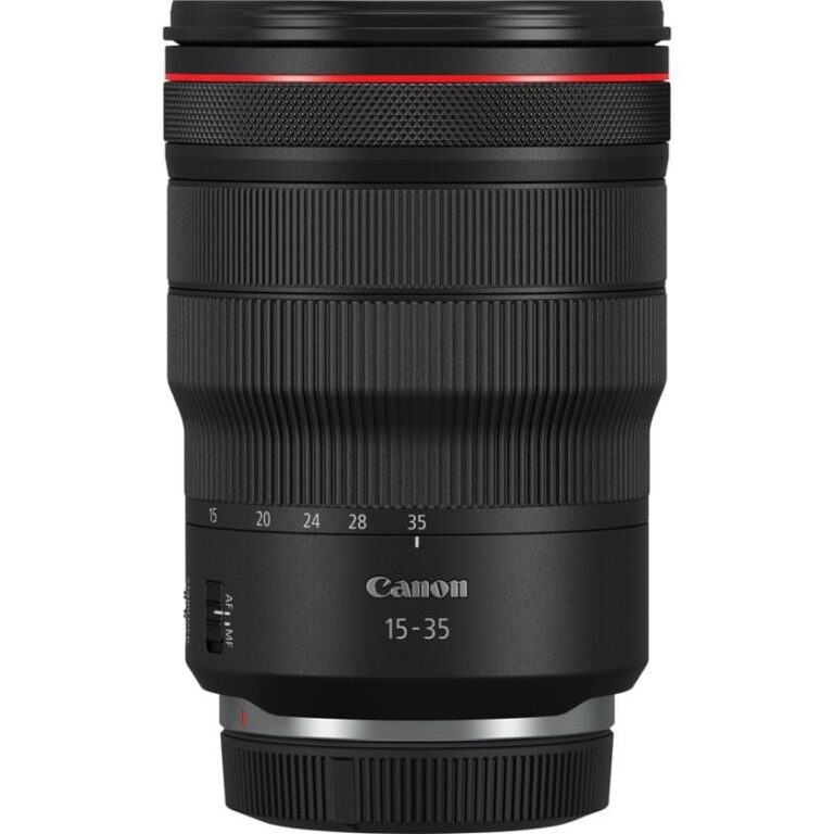 Canon RF 15-35mm f/2.8L IS USM lens for professional photography.