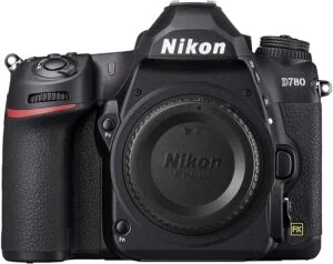Nikon D780 DSLR camera body, ideal for professional photography.
