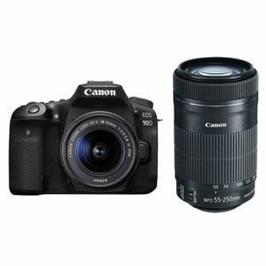 Canon EOS 90D With 18-55mm and 55-250mm IS STM Zoom