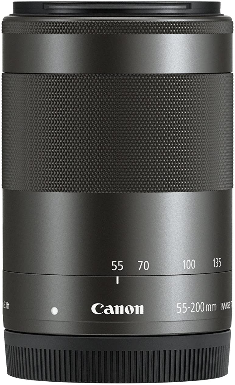 1円】 キヤノン Canon EF-M 55-200mm F4.5-6.3 IS STM ブラック 一眼