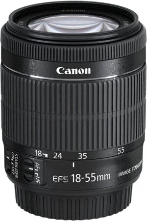Canon EF-S 18-55mm f/3.5-5.6 IS STM lens for DSLR cameras