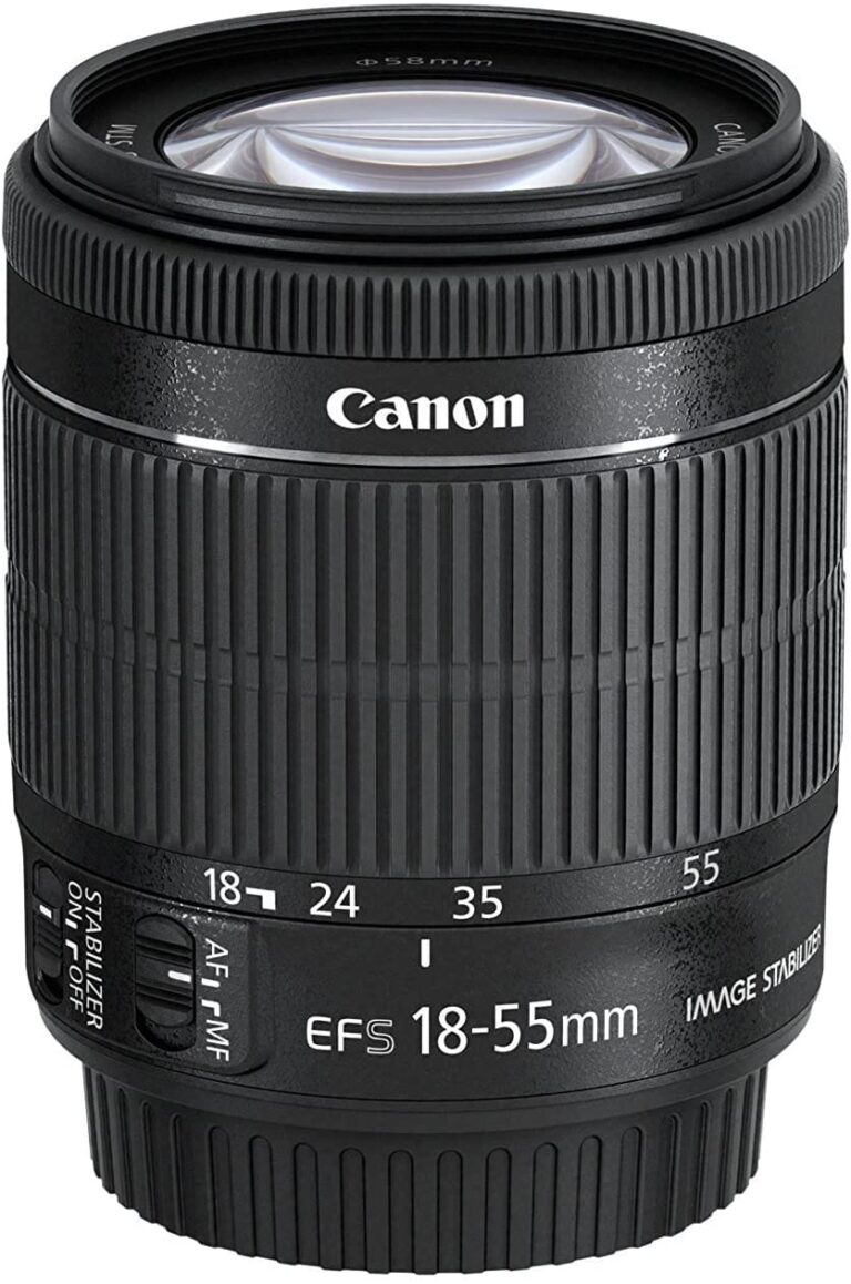Canon EF-S 18-55mm f/3.5-5.6 IS STM lens for DSLR cameras