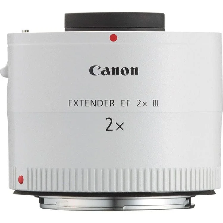 Canon-Extender-EF-2x-III Canon Extender EF 2x III for DSLR cameras, enhances zoom capabilities.