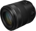 Canon RF 85mm F2 Macro IS STM lens for mirrorless cameras, ideal for portraits and macro photography.