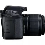 Canon EOS 4000D DSLR with 18-55mm lens, ideal for photography enthusiasts in the UK.