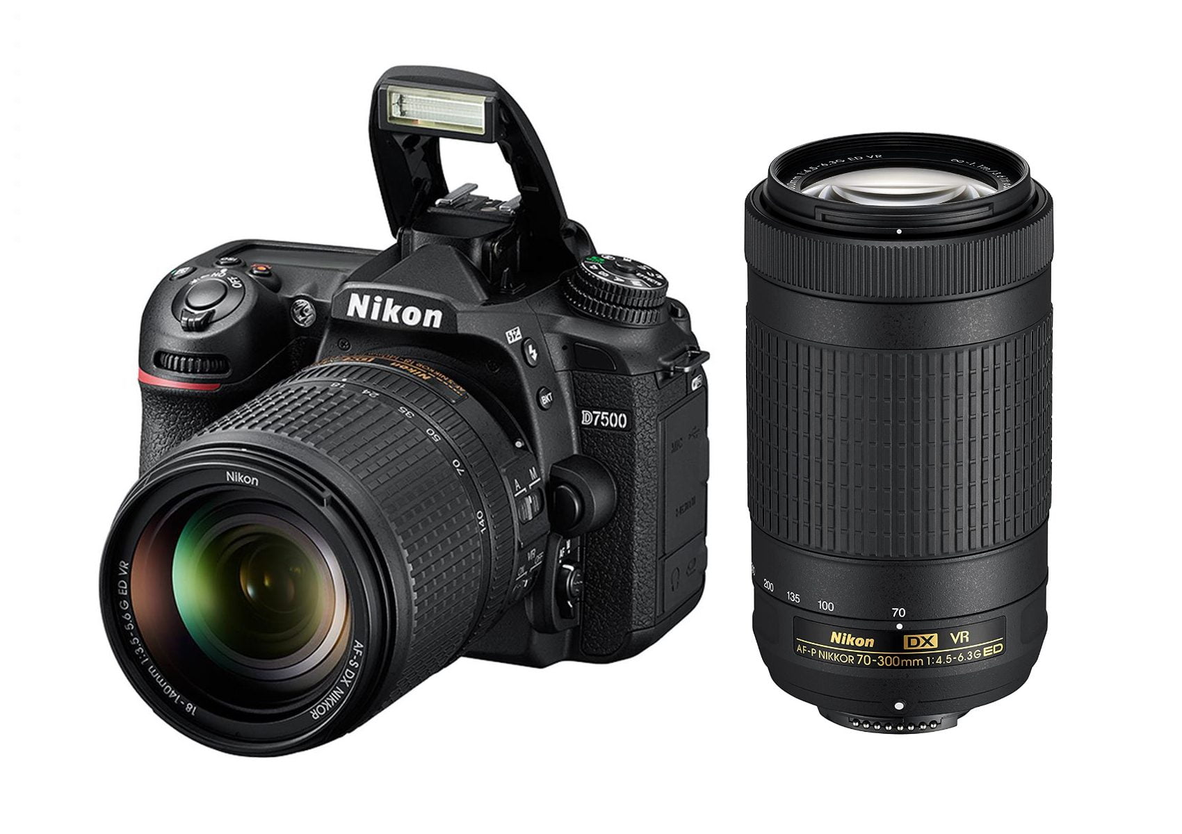 Nikon D7500 + 70-300mm ED DX VR+ 18-140mm ED VR