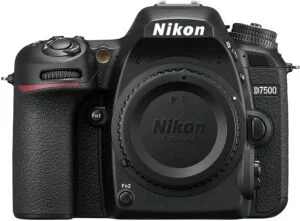 Nikon D7500 DSLR camera body available at Camix, UK camera shop.