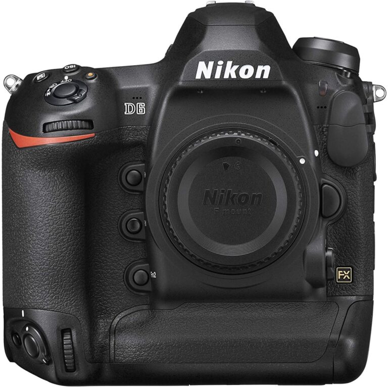 Nikon D6 professional DSLR camera body available at Camix UK.