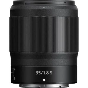 Nikon NIKKOR Z 35mm f/1.8 S lens for mirrorless cameras, available at Camix UK.