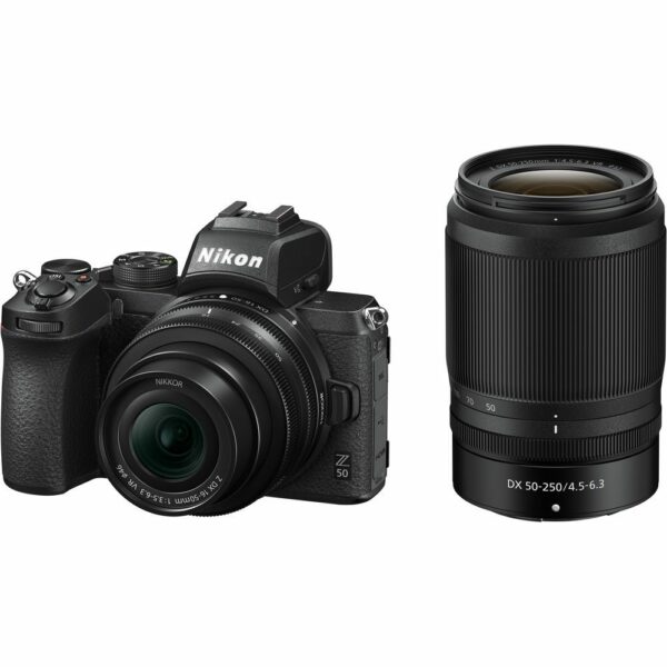 Nikon Z50 With 16-50mm Lens And 50-250mm f/4.5–6.3 VR Lens