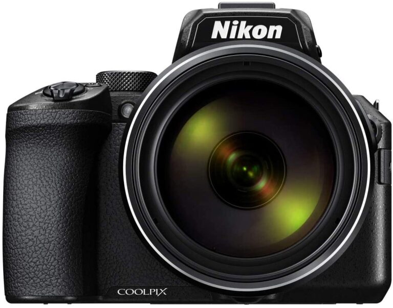 Nikon Coolpix digital camera with large lens, available at Camix camera shop UK.