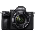 Sony Alpha 7 III with 28-70mm lens, mirrorless digital camera available at Camix UK.