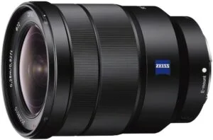 Sony FE 16-35mm lens for mirrorless cameras, available at Camix UK.