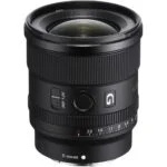 Sony FE 20mm f/1.8 G lens for E-mount cameras, ideal for wide-angle photography.