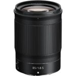 Nikon Z 85mm f/1.8 S lens for mirrorless cameras, available at Camix UK.