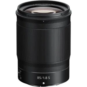 Nikon Z 85mm f/1.8 S lens for mirrorless cameras, available at Camix UK.