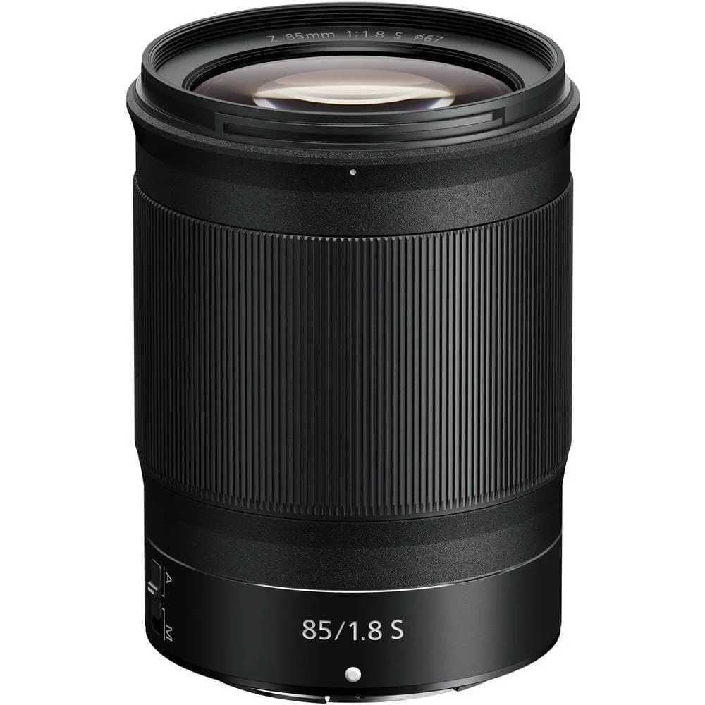 Z85mm_4 Nikon Z 85mm f/1.8 S lens for mirrorless cameras, available at Camix UK.