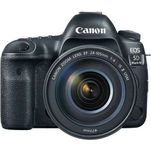 Canon 5D Mark IV with 24-105mm lens, professional DSLR camera available at Camix UK.
