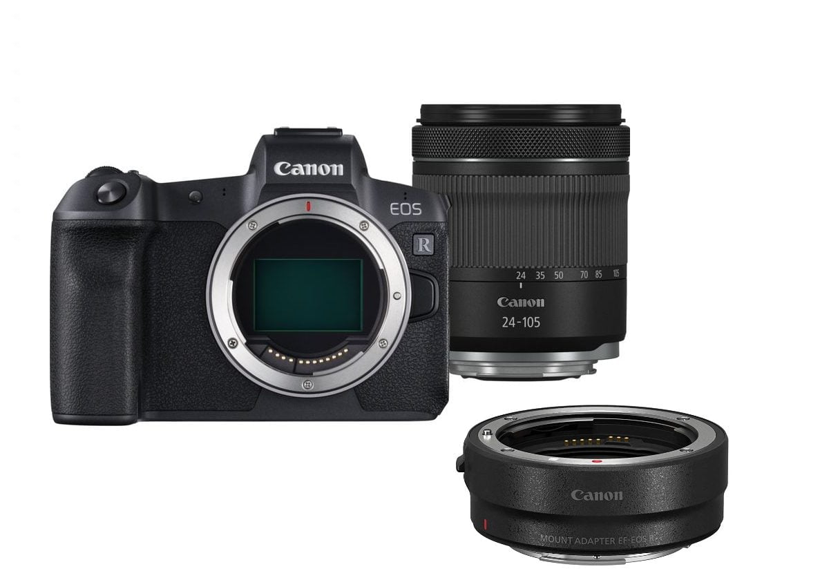 Canon EOS R + RF 24-105mm IS STM + EOS R Adapter