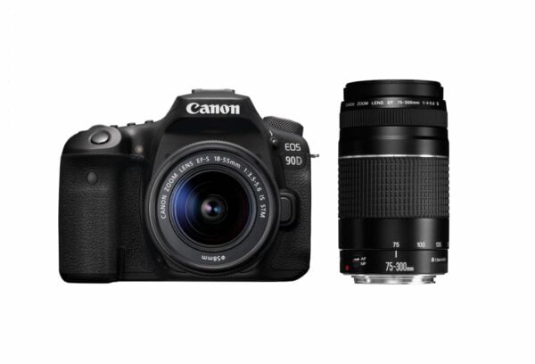 Canon 90D With 18-55mm STM Lens And 75-300MM F/4.0-5.6 III