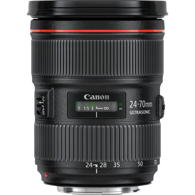 Canon EF 24-70mm f/2.8L II USM lens for professional photography.