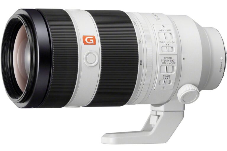 Sony G Master 100-400mm lens, ideal for professional photography, available at Camix UK.
