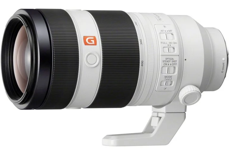 Sony G Master 100-400mm lens, ideal for professional photography, available at Camix UK.