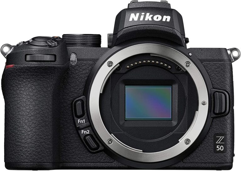 Nikon Z50 mirrorless camera body, ideal for photography enthusiasts in the UK.