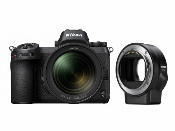 Nikon Z6 Mirrorless With 24-70mm Lens And FTZ Mount Adapter