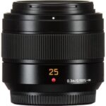 Panasonic 25mm lens for Micro Four Thirds cameras, available at Camix UK.