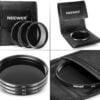 Neewer 77MM (ND2-ND4-ND8-UV-CPL-FLD) Filter Set And Accessory Kit