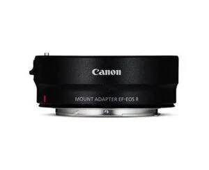 Canon Mount Adapter EF-EOS R for mirrorless cameras, available at Camix camera shop UK.