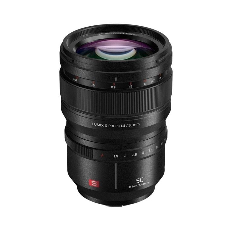 Panasonic Lumix S Pro 50mm f/1.4 lens for professional photography.