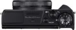 Top view of Canon PowerShot G7 X Mark III digital camera with control dials.