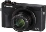 Canon Powershot G7 X Mark III digital camera, compact and black, ideal for photography enthusiasts.
