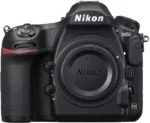 Nikon D850 DSLR camera body, ideal for professional photography.