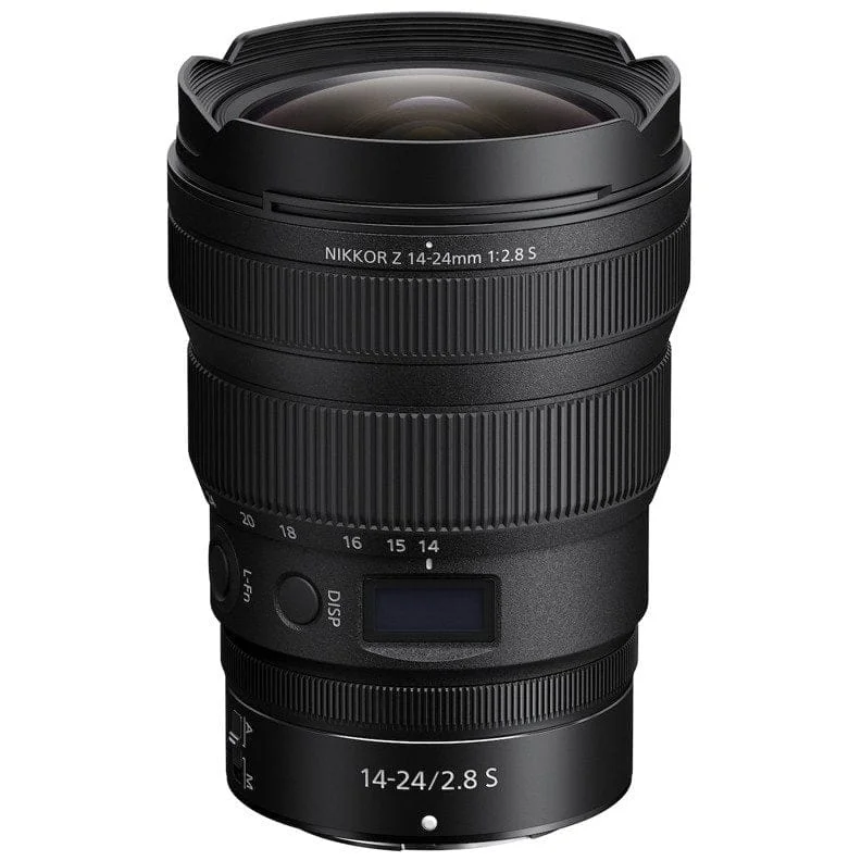 Nikon NIKKOR Z 14-24mm F2.8 S 2 Nikon NIKKOR Z 14-24mm F2.8 S lens for mirrorless cameras, available at Camix UK.